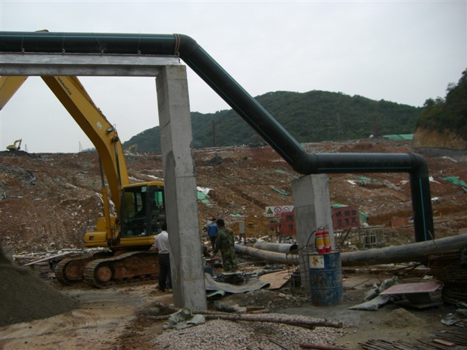 滲透液疏導(dǎo)安裝現(xiàn)場